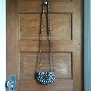 Aztec print mini bag